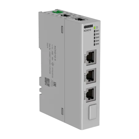 КСН210-5 - промышленный неуправляемый L2 коммутатор с 5 портами 10/100Base-T/TX