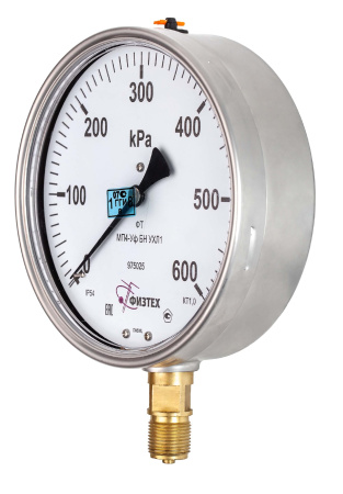 Вакуумметры, мановакуумметры, манометры общетехнические пылевлагозащищенные ВП4-Уф, МВП4-Уф, МП4-Уф УХЛ1