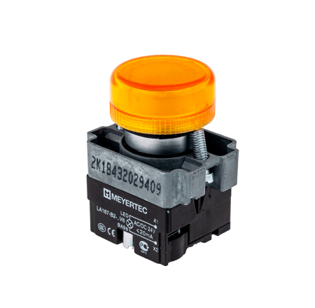 Сигнальная лампа желтый, 24V AC/DC